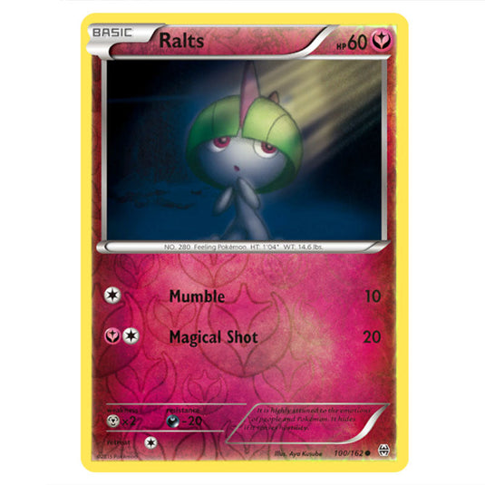 Pokemon - XY - BREAKthrough - Ralts - 100/162 - (Reverse Holo) Pokemon - XY - BREAKthrough - Ralts - 100/162 - (Reverse Holo)
