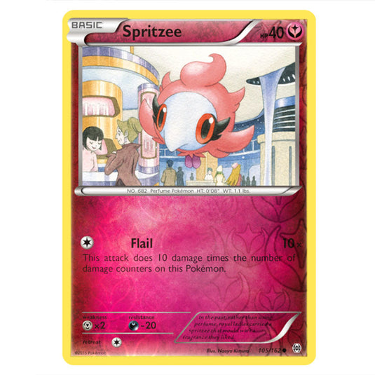 Pokemon - XY - BREAKthrough - Spritzee - 105/162 - (Reverse Holo)