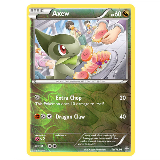 Pokemon - XY - BREAKthrough - Axew - 109/162 - (Reverse Holo)