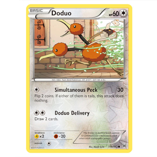 Pokemon - XY - BREAKthrough - Doduo - 115/162 - (Reverse Holo)