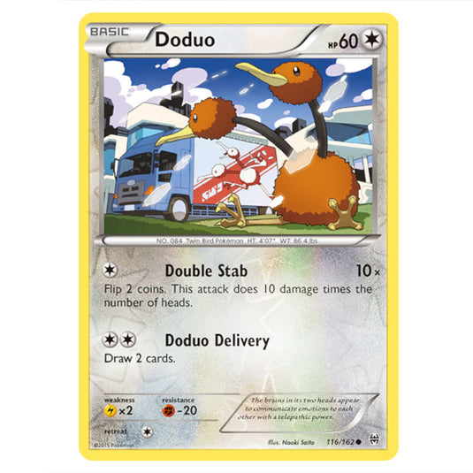 Pokemon - XY - BREAKthrough - Doduo - 116/162 - (Reverse Holo)