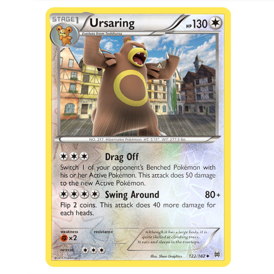Pokemon - XY - BREAKthrough - Ursaring - 122/162 - (Reverse Holo)