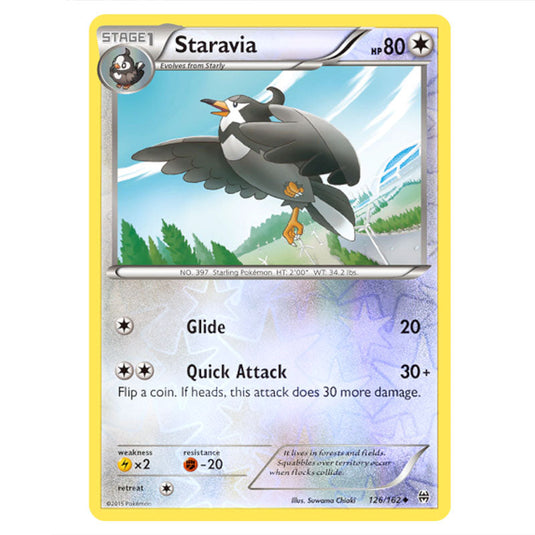 Pokemon - XY - BREAKthrough - Staravia - 126/162 - (Reverse Holo)