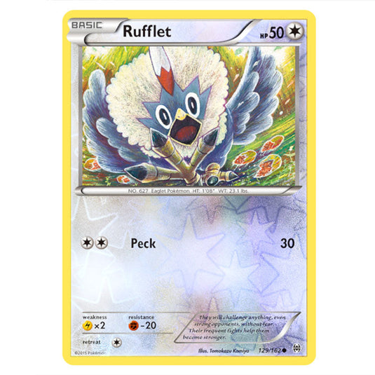 Pokemon - XY - BREAKthrough - Rufflet - 129/162 - (Reverse Holo)