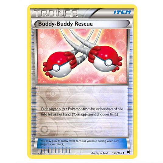 Pokemon - XY - BREAKthrough - Buddy-Buddy Rescue - 135/162 - (Reverse Holo)