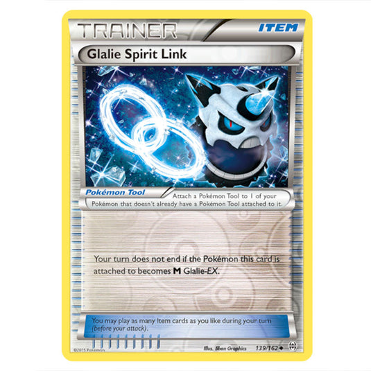 Pokemon - XY - BREAKthrough - Glalie Spirit Link - 139/162 - (Reverse Holo)