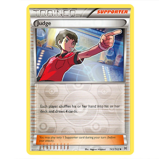 Judge Proxy Example Pokemon Pokemon - XY - BREAKthrough - Judge - 143/162 - (Reverse Holo)
