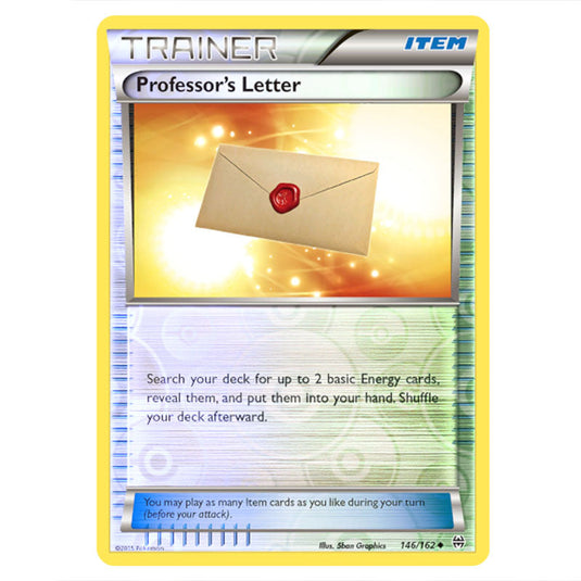 Pokemon - XY - BREAKthrough - Professor's Letter - 146/162 - (Reverse Holo)