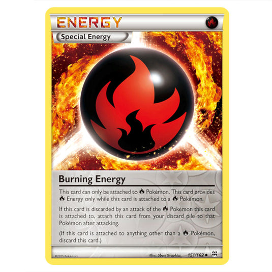 Pokemon - XY - BREAKthrough - Burning Energy - 151/162 - (Reverse Holo)