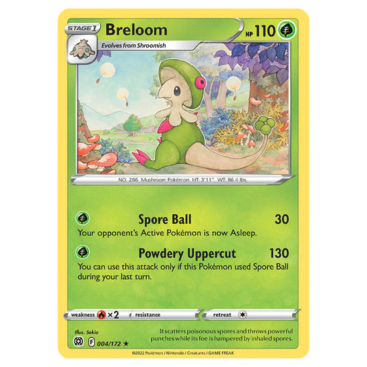 Pokemon - Sword & Shield - Brilliant Stars - Breloom - 004/172