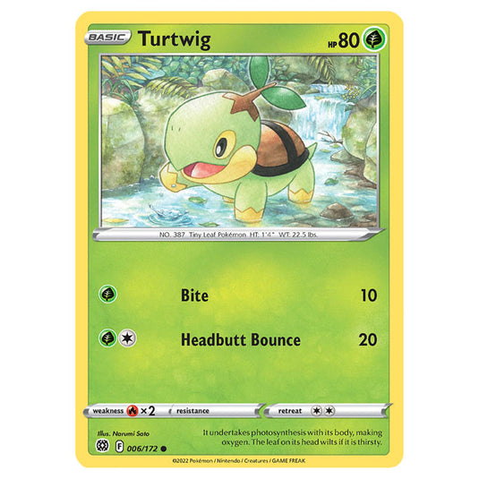 Pokemon - Sword & Shield - Brilliant Stars - Turtwig - 006/172