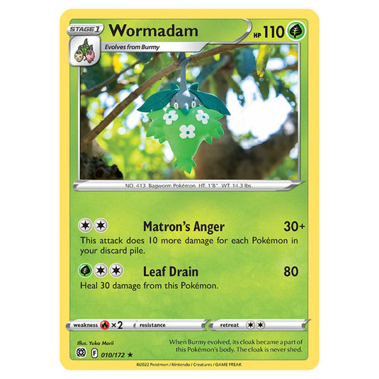 Pokemon - Sword & Shield - Brilliant Stars - Wormadam - 010/172