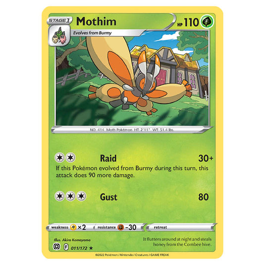 Pokemon - Sword & Shield - Brilliant Stars - Mothim - 011/172