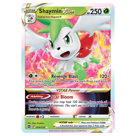 Pokemon - Sword & Shield - Brilliant Stars - Shaymin VSTAR - 014/172