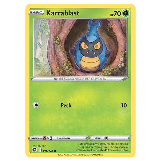 Pokemon - Sword & Shield - Brilliant Stars - Karrablast - 015/172