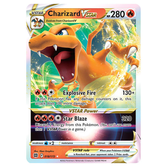 Pokemon - Sword & Shield - Brilliant Stars - Charizard VSTAR - 018/172