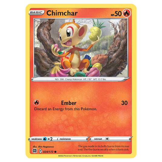 Pokemon - Sword & Shield - Brilliant Stars - Chimchar - 024/172