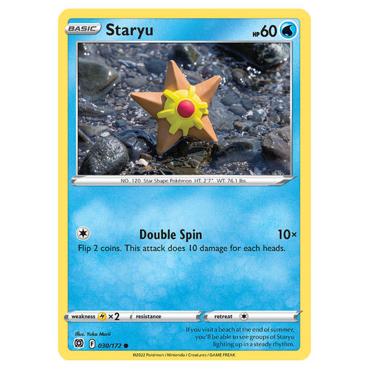 Pokemon - Sword & Shield - Brilliant Stars - Staryu - 030/172