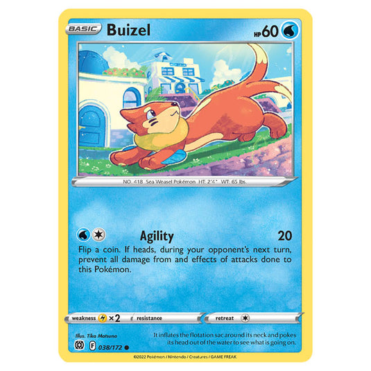 Pokemon - Sword & Shield - Brilliant Stars - Buizel - 038/172