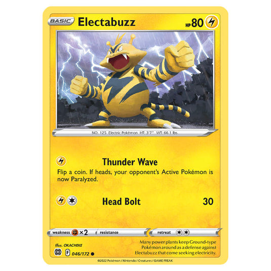 Pokemon - Sword & Shield - Brilliant Stars - Electabuzz - 046/172