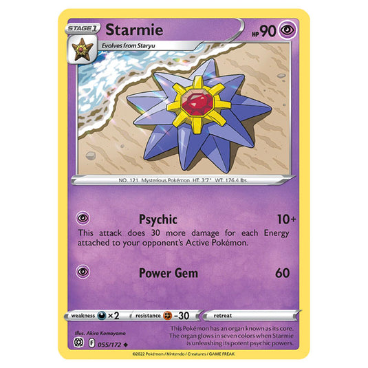 Pokemon - Sword & Shield - Brilliant Stars - Starmie - 055/172