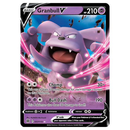 Pokemon - Sword & Shield - Brilliant Stars - Granbull V - 057/172