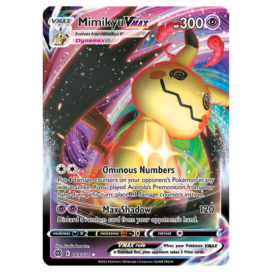 Pokemon - Sword & Shield - Brilliant Stars - Mimikyu VMAX - 069/172