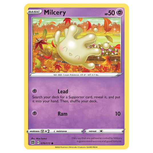 Pokemon - Sword & Shield - Brilliant Stars - Milcery - 070/172