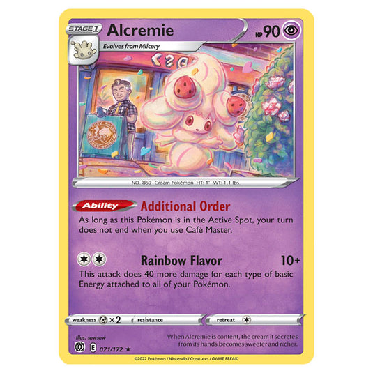 Pokemon - Sword & Shield - Brilliant Stars - Alcremie - 071/172