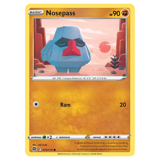 Pokemon - Sword & Shield - Brilliant Stars - Nosepass - 073/172