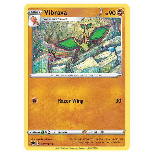 Pokemon - Sword & Shield - Brilliant Stars - Vibrava - 075/172