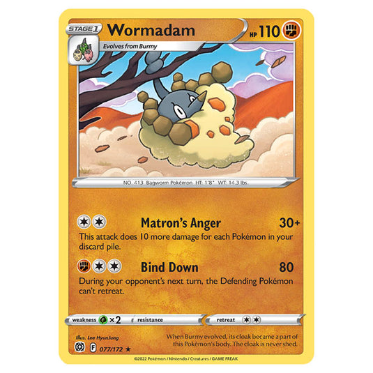 Pokemon - Sword & Shield - Brilliant Stars - Wormadam - 077/172