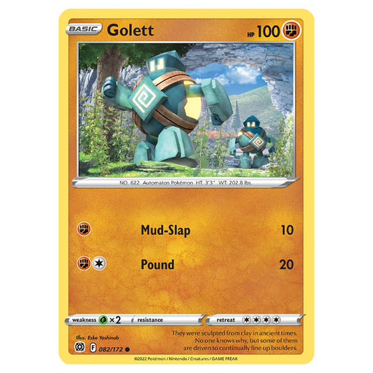 Pokemon - Sword & Shield - Brilliant Stars - Golett - 082/172