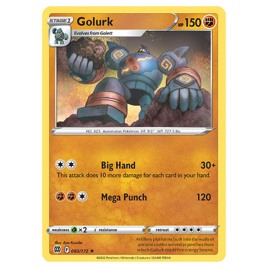 Pokemon - Sword & Shield - Brilliant Stars - Golurk - 083/172