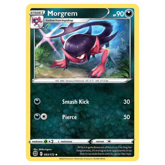 Pokemon - Sword & Shield - Brilliant Stars - Morgrem - 093/172