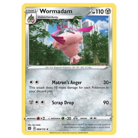 Pokemon - Sword & Shield - Brilliant Stars - Wormadam - 098/172