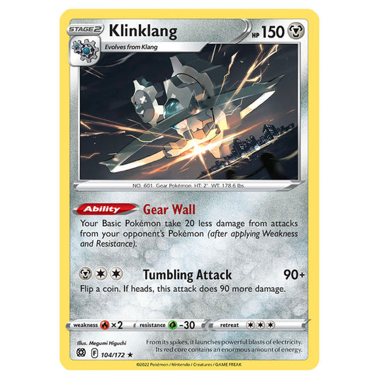 Pokemon - Sword & Shield - Brilliant Stars - Klinklang - 104/172