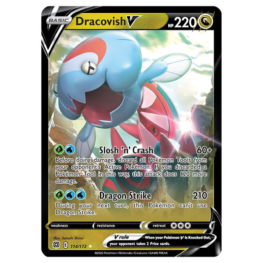 Pokemon - Sword & Shield - Brilliant Stars - Dracovish V - 114/172