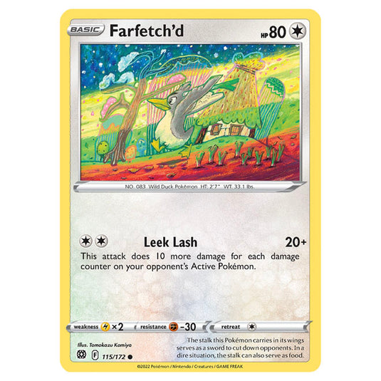 Pokemon - Sword & Shield - Brilliant Stars - Farfetch'd - 115/172