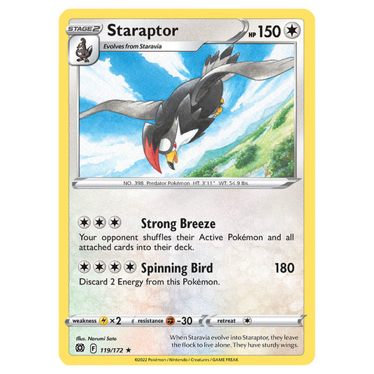 Pokemon - Sword & Shield - Brilliant Stars - Staraptor - 119/172