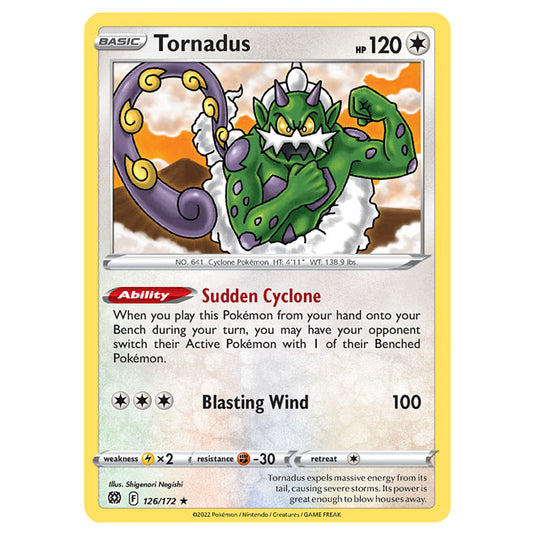 Pokemon - Sword & Shield - Brilliant Stars - Tornadus - 126/172