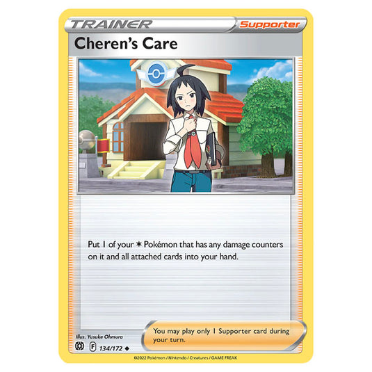 Pokemon - Sword & Shield - Brilliant Stars - Cheren's Care - 134/172