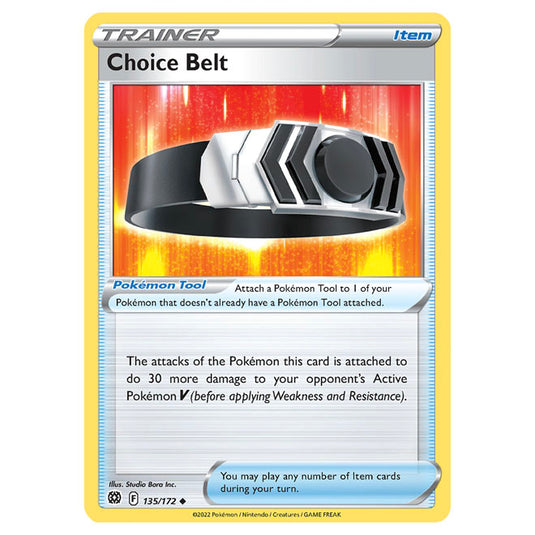 Pokemon - Sword & Shield - Brilliant Stars - Choice Belt - 135/172