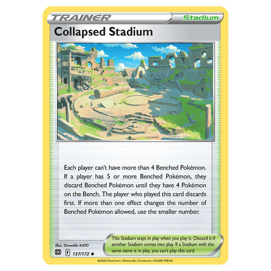 Pokemon - Sword & Shield - Brilliant Stars - Collapsed Stadium - 137/172