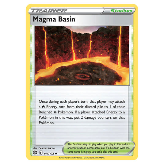 Pokemon - Sword & Shield - Brilliant Stars - Magma Basin - 144/172