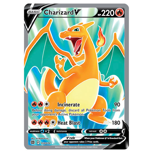 Pokemon - Sword & Shield - Brilliant Stars - Charizard V - 153/172