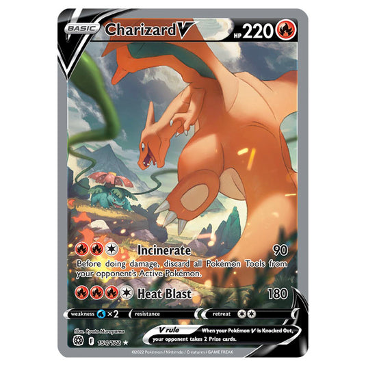 Pokemon - Sword & Shield - Brilliant Stars - Charizard V - 154/172