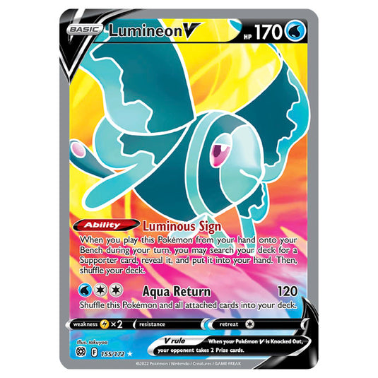 Pokemon - Sword & Shield - Brilliant Stars - Lumineon V - 155/172