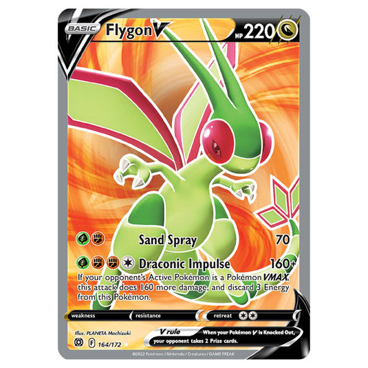 Pokemon - Sword & Shield - Brilliant Stars - Flygon V - 164/172