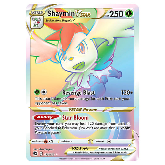 Pokemon - Sword & Shield - Brilliant Stars - Shaymin VSTAR - 173/172